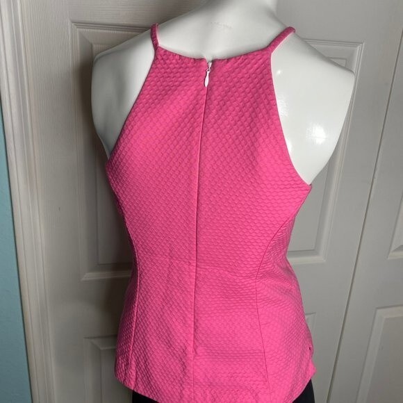 LILLY PULITZER Hot Pink Annabelle Top Sz 2 EUC! - Picture 14 of 14